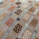 Vintage Turkish KIlim Cushion Cover, 60x60 cm