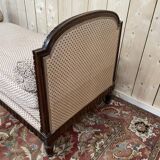 Banquette - Canapé de style Louis XVI tissu fleurs