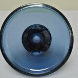 Cobalt glass candle holder by Maria Kariis