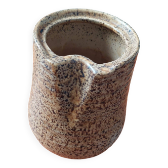 Ceramic pot les potiers de l'Abbaye France Unalterable vintage used