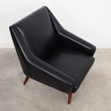 Leather armchair, Danish design, 1970s, production: Denmark