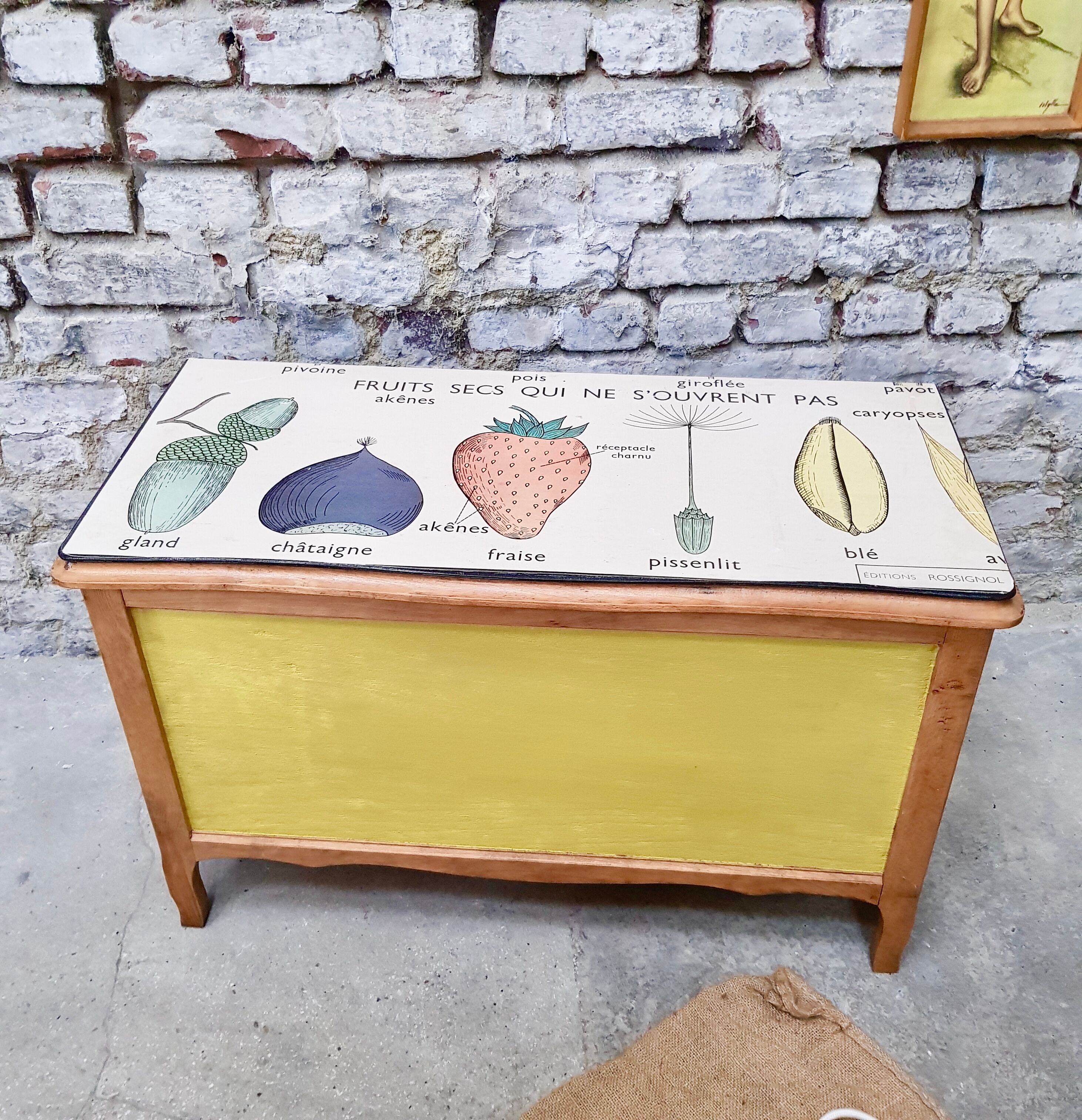 Banc coffre de rangement