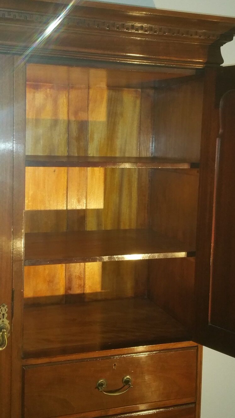 Maple&Co. Victorian Mahogany Cabinet