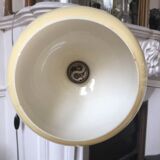 Art Deco lamp in yellow opaline glass