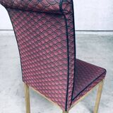 Hollywood Regency Style Design Dining Chair, 1970s, Belgium, Set of 6