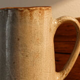 Glazed terracotta pitcher
