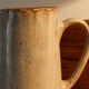 Glazed terracotta pitcher