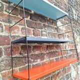 Vintage metal shelves, designer storage