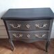 Commode patiné style Louis XV 2 tiroirs