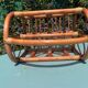 Vintage rattan magazine rack – Natural and retro elegance