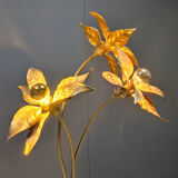 Willy Daro flower floor lamp, 1970s