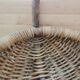 Panier vintage osier tressé