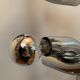 Stilux chandelier in chrome metal chain shape