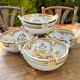 Set of 5 Keraluc Quimper ear bowls