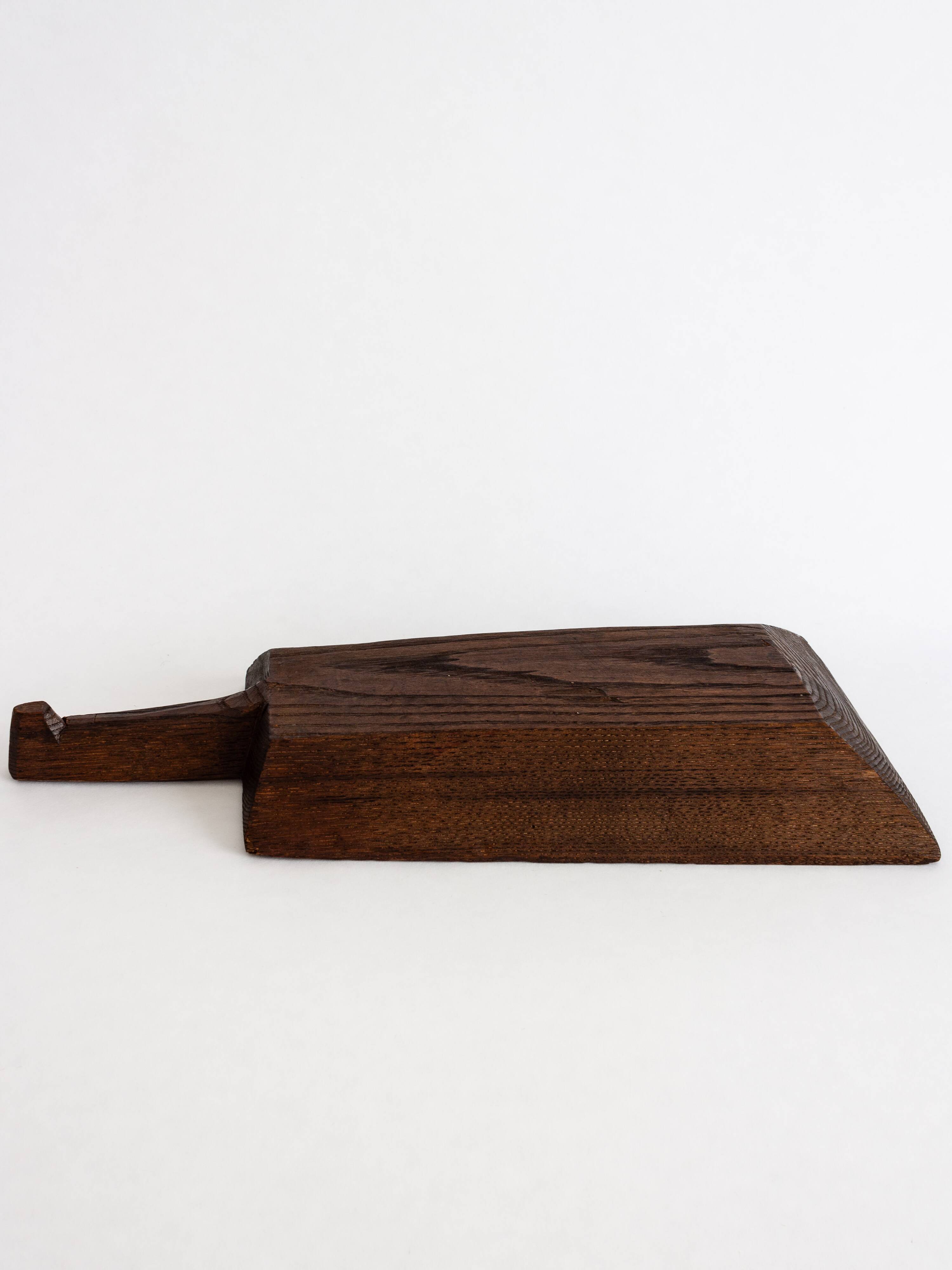 Grain shovel, spice shovel in engraved wood - Folk art