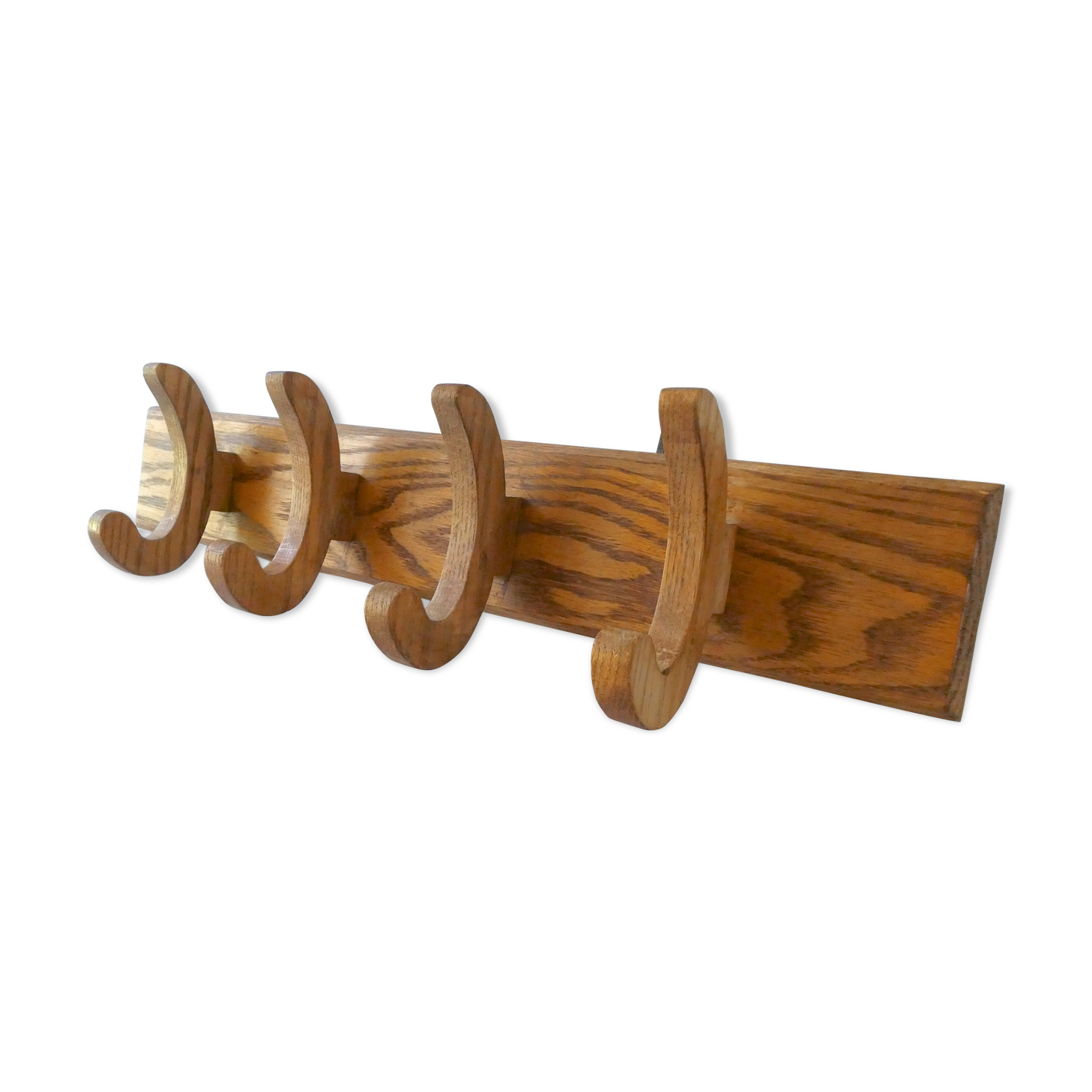 4-piece solid wooden coat rack, 1960s