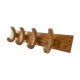 4-piece solid wooden coat rack, 1960s
