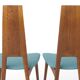 Paire de chaises de salle à manger Ernst Martin Dettinger pour Veil | Chêne, vintage des années 1960