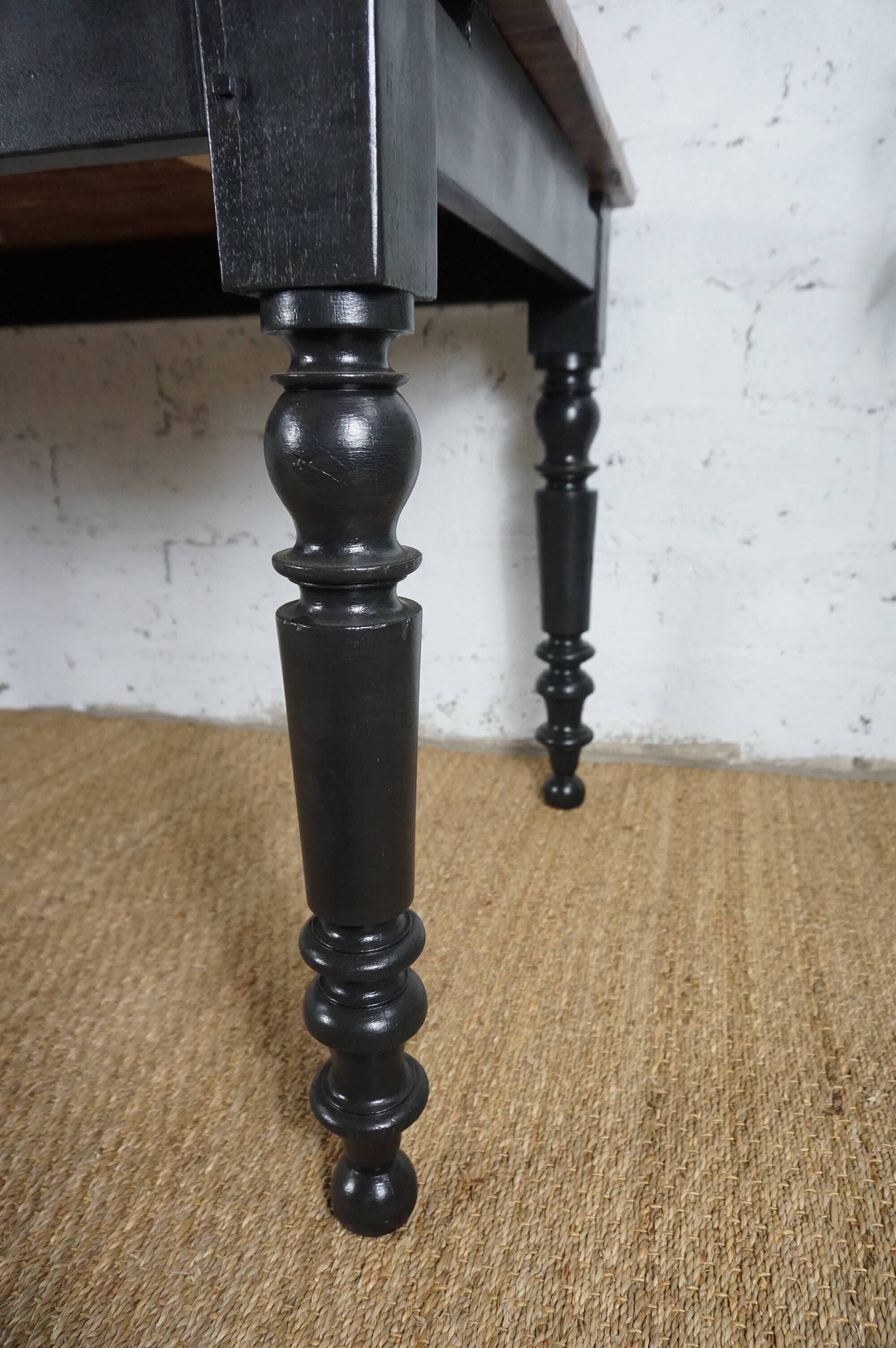 Farm table or bistro style Louis Philippe refurbished.