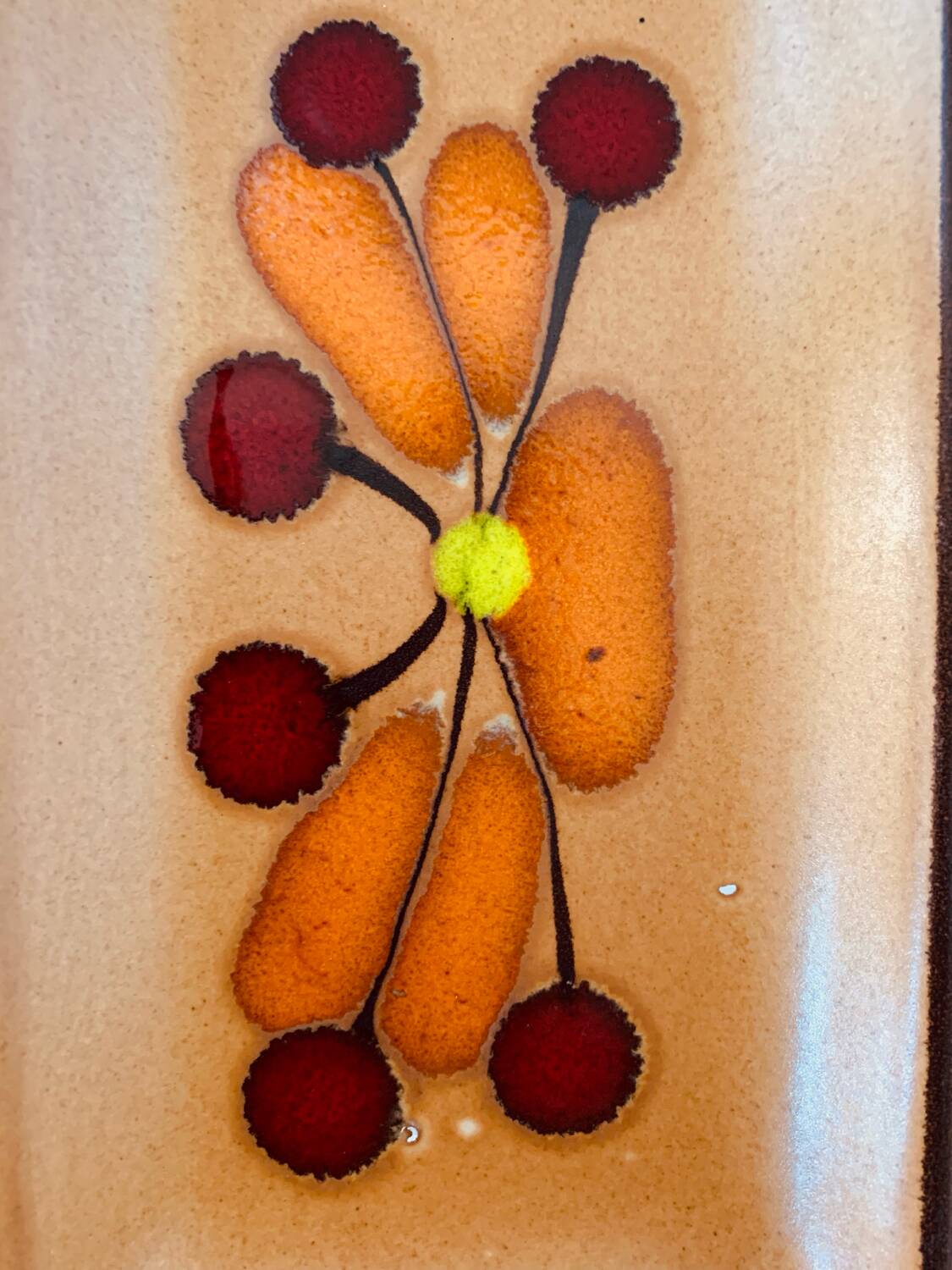 Vintage St Clément compartmentalized plate