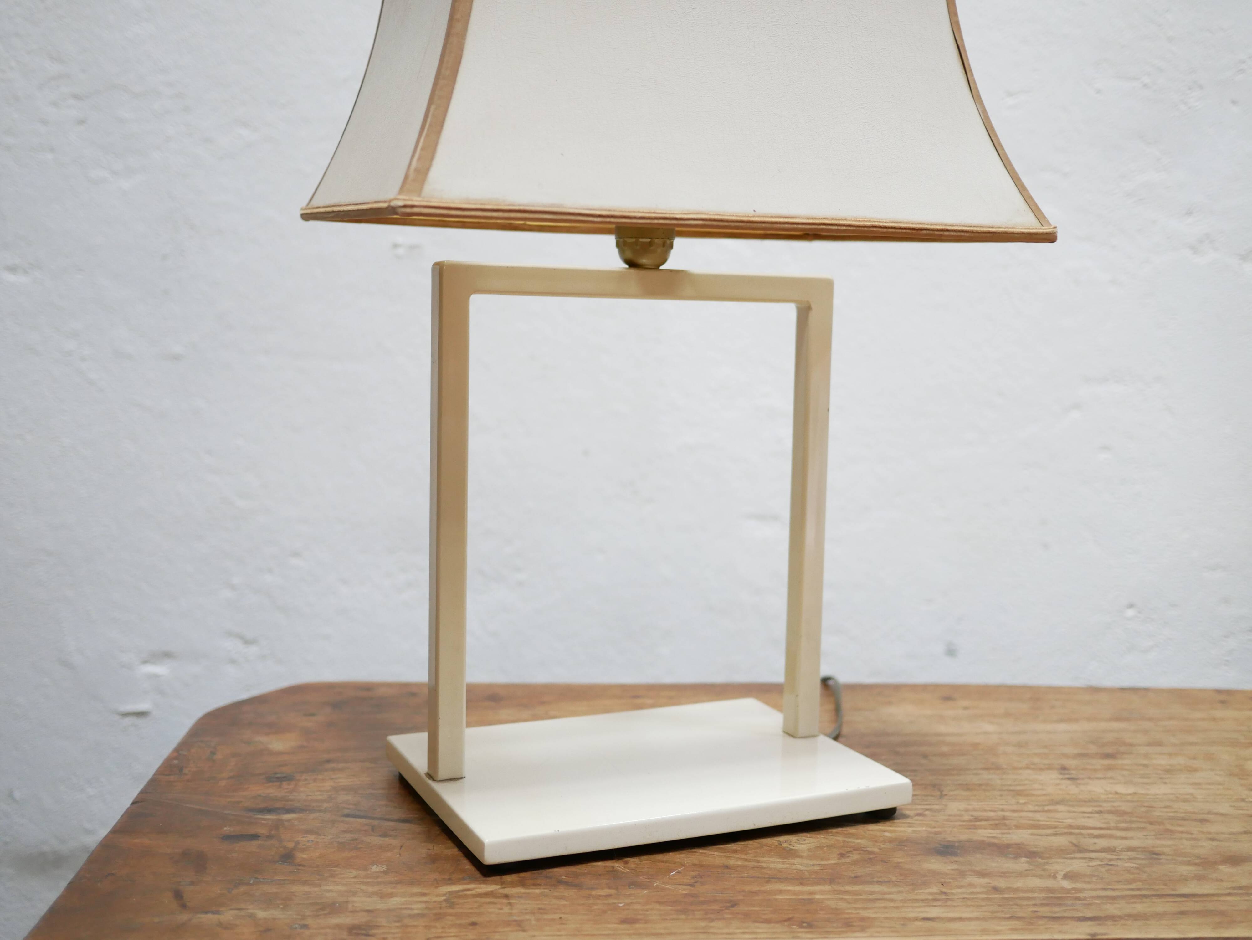 White vintage Phanera lamp