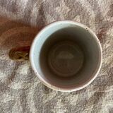 Set of 5 Coffee Mugs with Twisted Handles