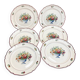 6 old flat plates model Floralia Villeroy & Boch