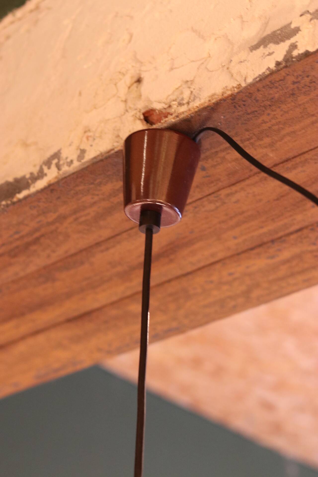 Vintage ceramic chandelier 1960