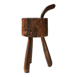 tabouret rustique fait
