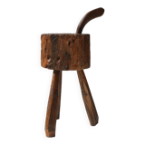 19th century rustic handmade stool