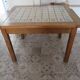 Handcrafted solid oak table