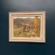 Original Swedish Oil on Panel - "Landscape" by Hundt - Signed - Vintage and Framed - 54 × 45 cm (21.3" × 17.7")