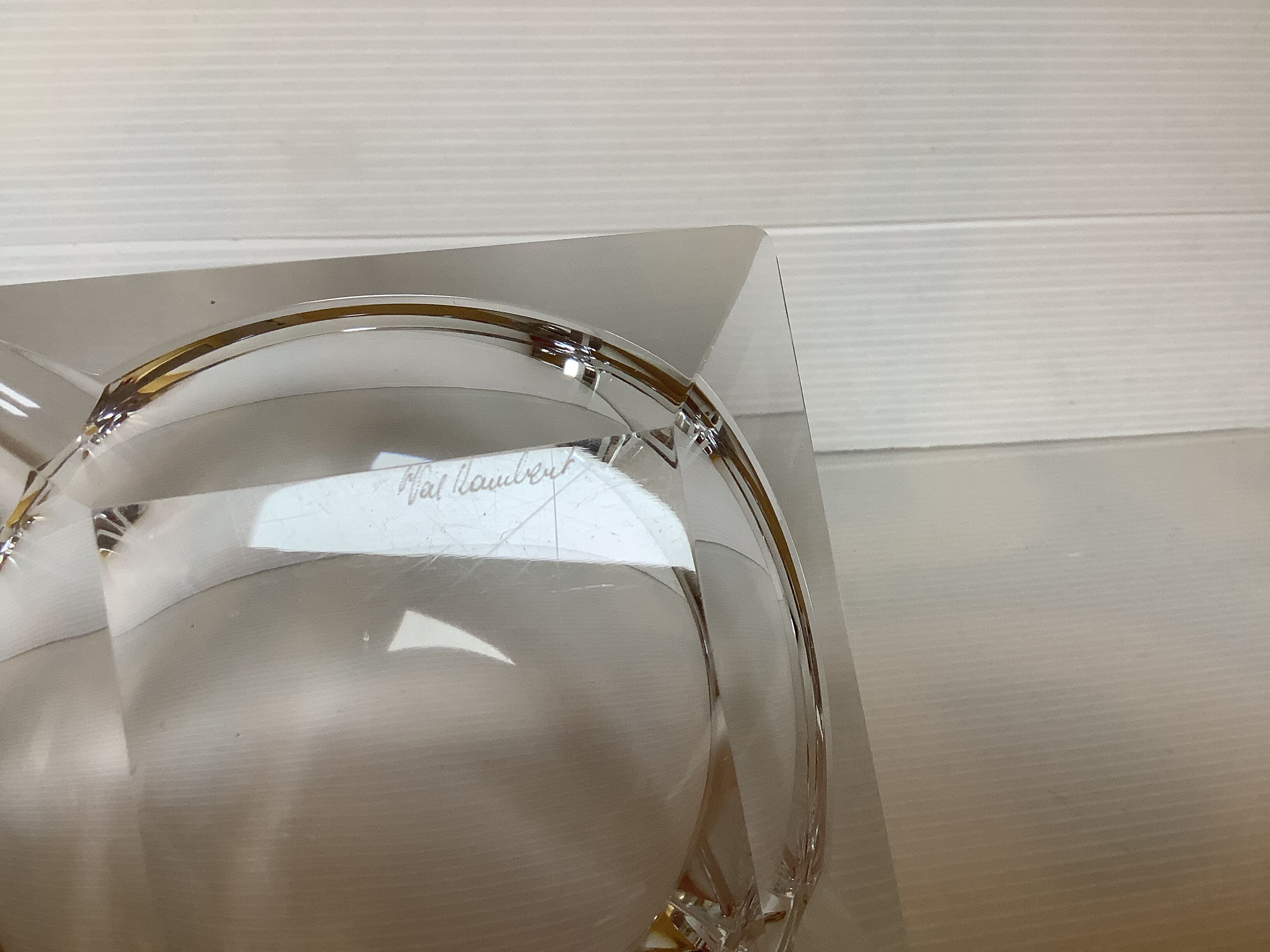 Empty ashtray pocket val saint Lambert