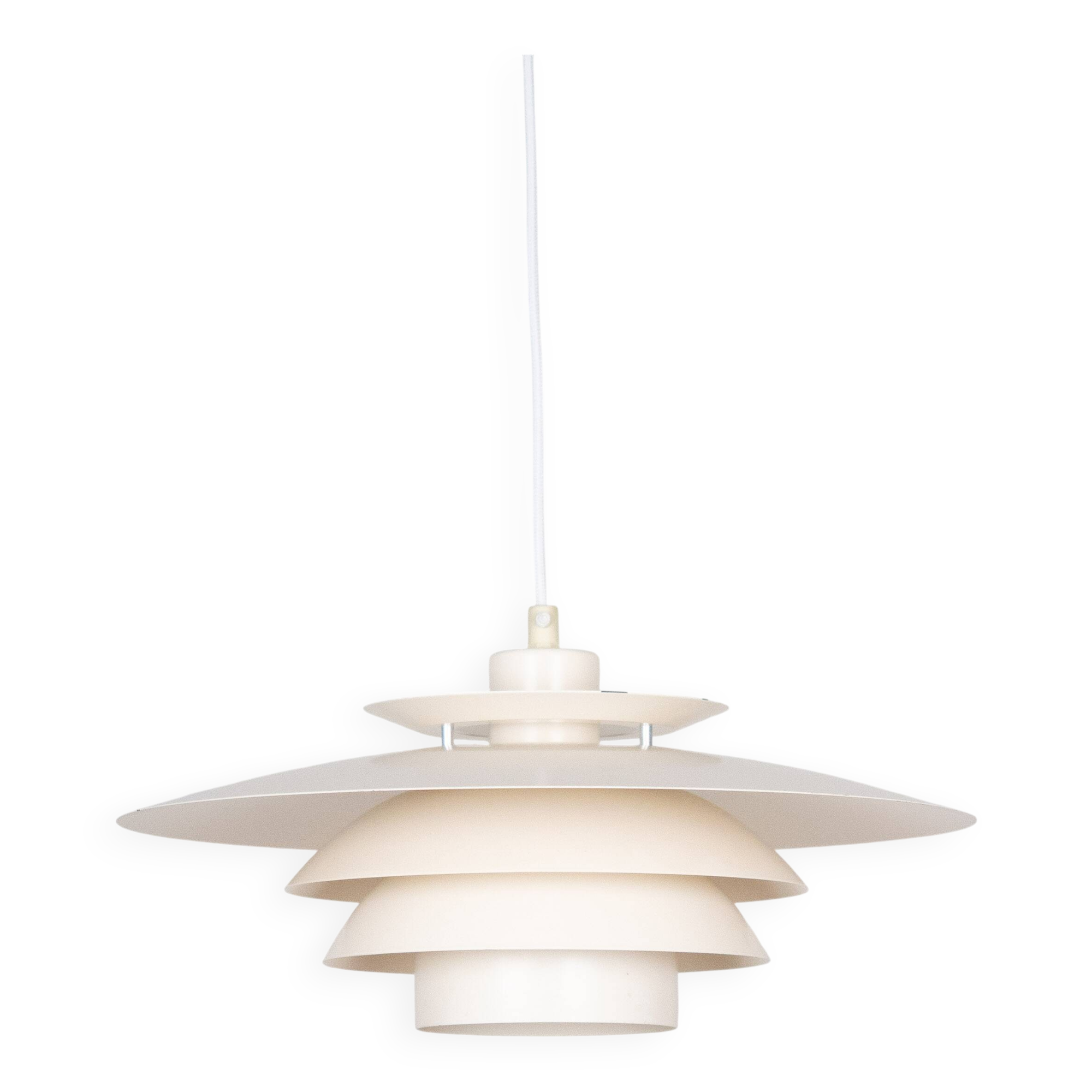 Lampe suspendue vintage danoise Bless par Dana light, années 1980.