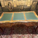 Louis XV style flat desk in marquetry