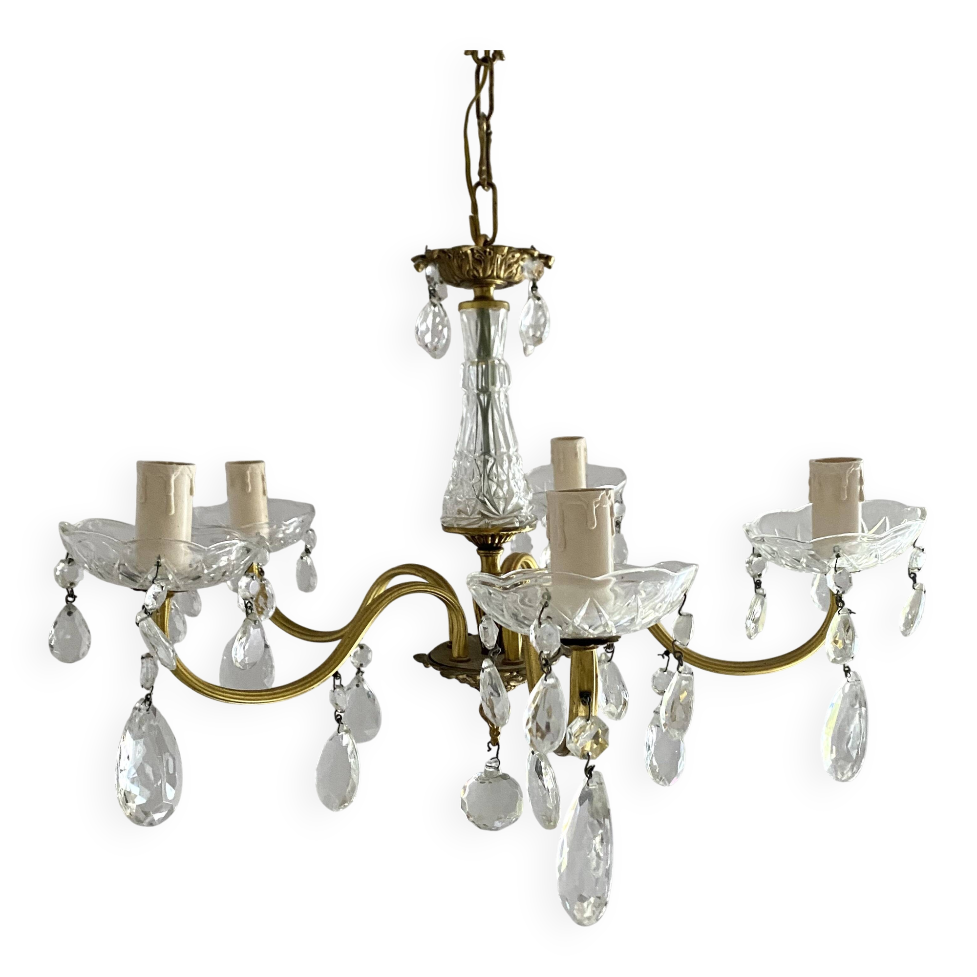 5-light tassel chandelier