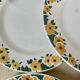 Set of 6 vintage buttercup model plates from Sarreguemines
