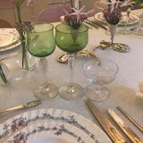 Set of 6 a glasses cristal Val Saint Lambert