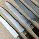 6 vintage table knives Pradel