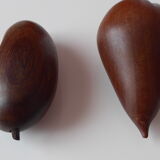 Exotic wood vintage fruit platter