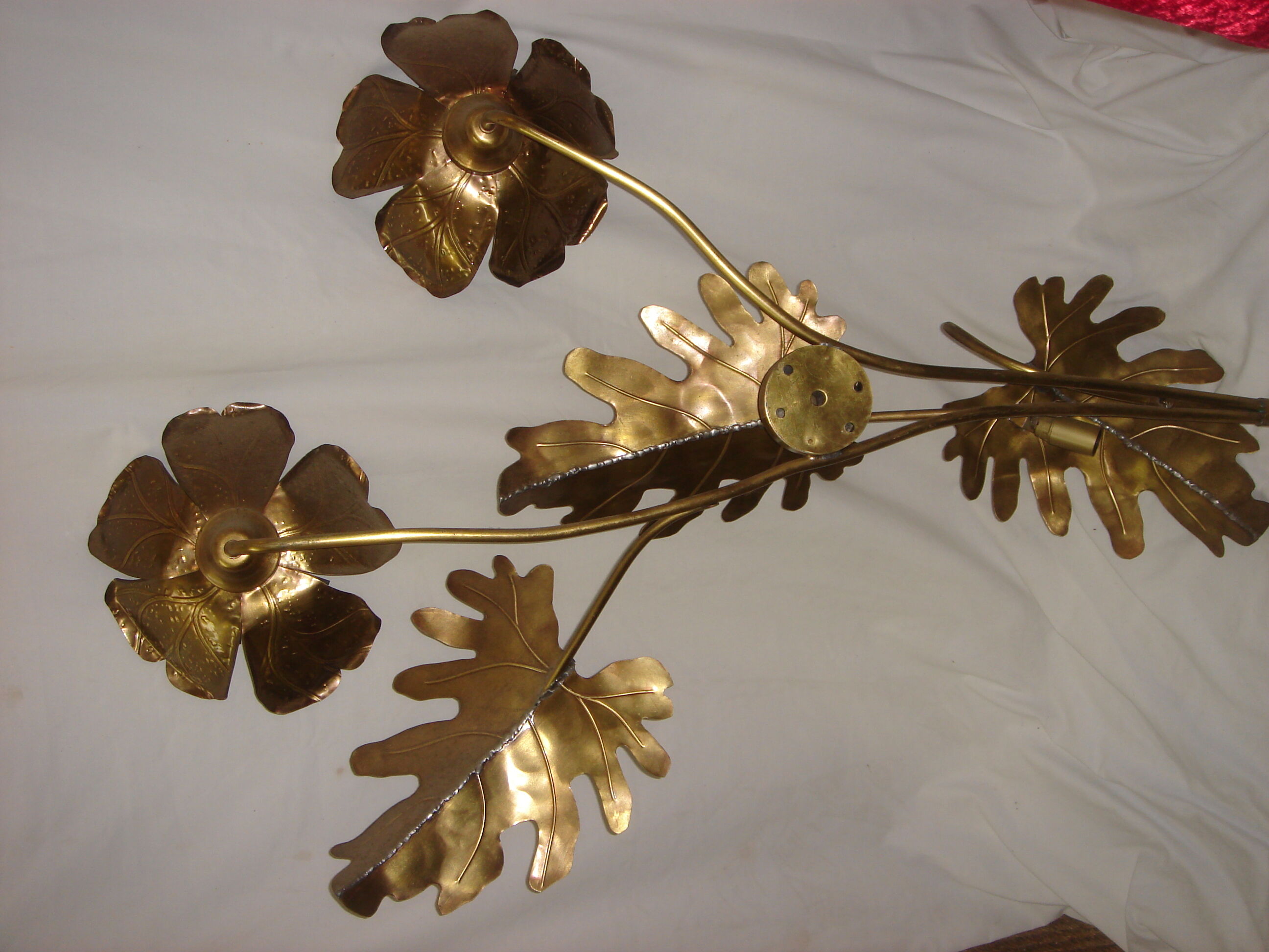 Flowers wall lamp of 1970