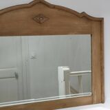 Mirror weathered wood ice beveled vintage 76 cm x 96 cm