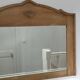 Mirror weathered wood ice beveled vintage 76 cm x 96 cm