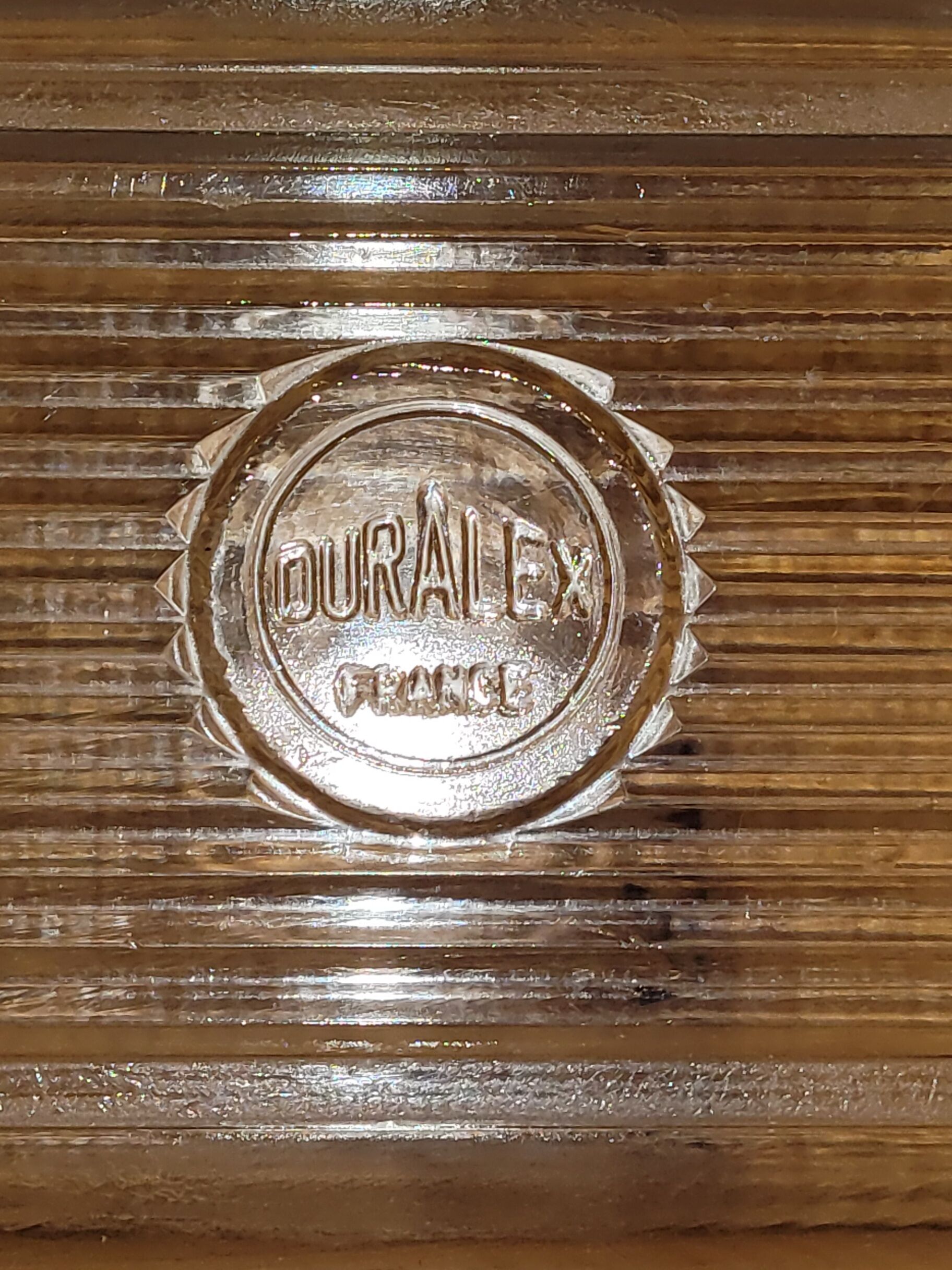 Duralex butter dish vintage