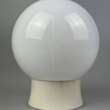 50s 60s lamp light wall lamp cellar lamp plastic & glass Bauhaus