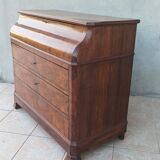 Louis Philippe walnut chest of drawers