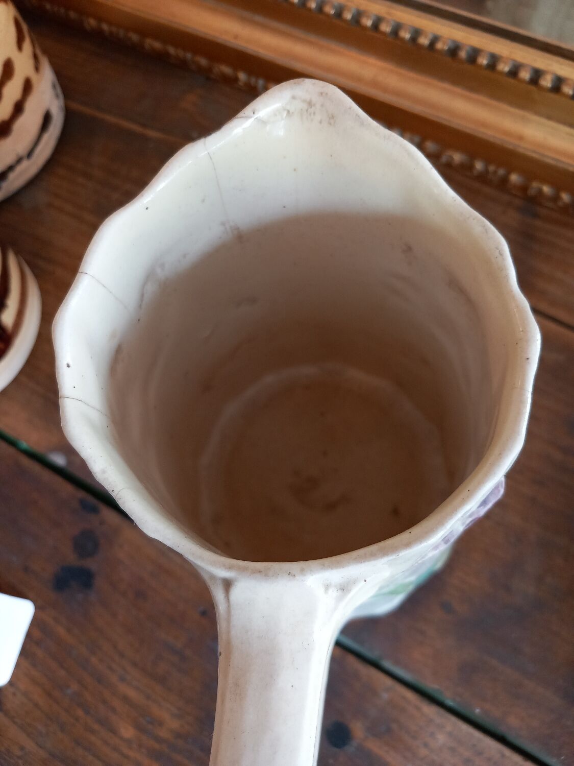 Carafe .slip. decor poppies