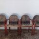 Suite de 4 chaises vintage 1960 Baumann