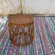 Stool vintage rattan