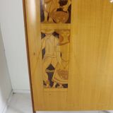 Ingenious sixties wall bed cabinet by C. Princic Gorizia Italy